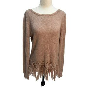 Gentle Fawn Light Pink Hang Loose Sweater Size S